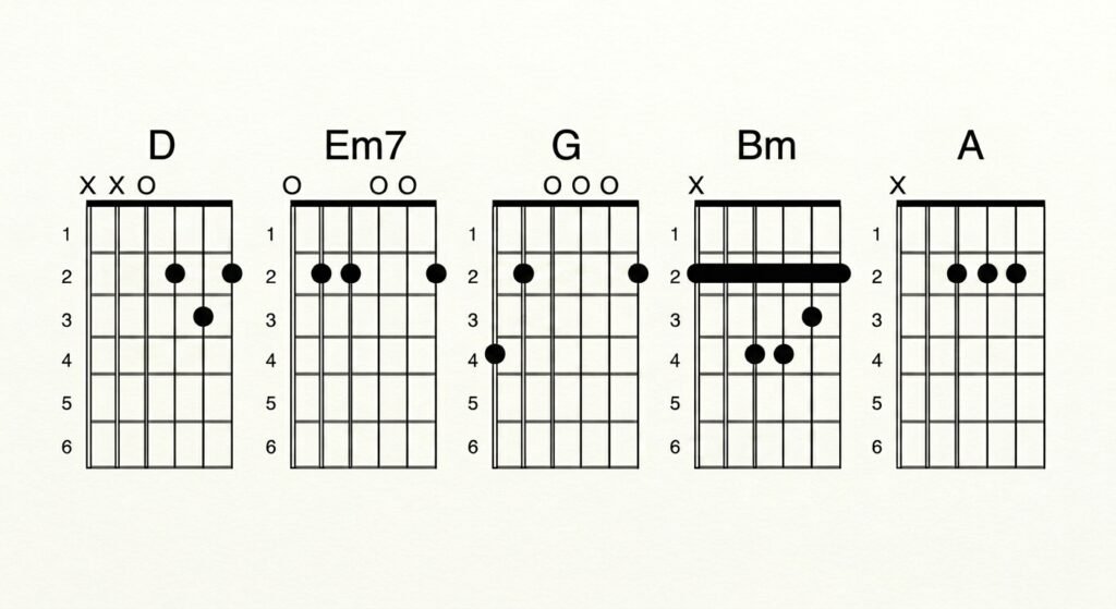 chords used in Araw-Araw