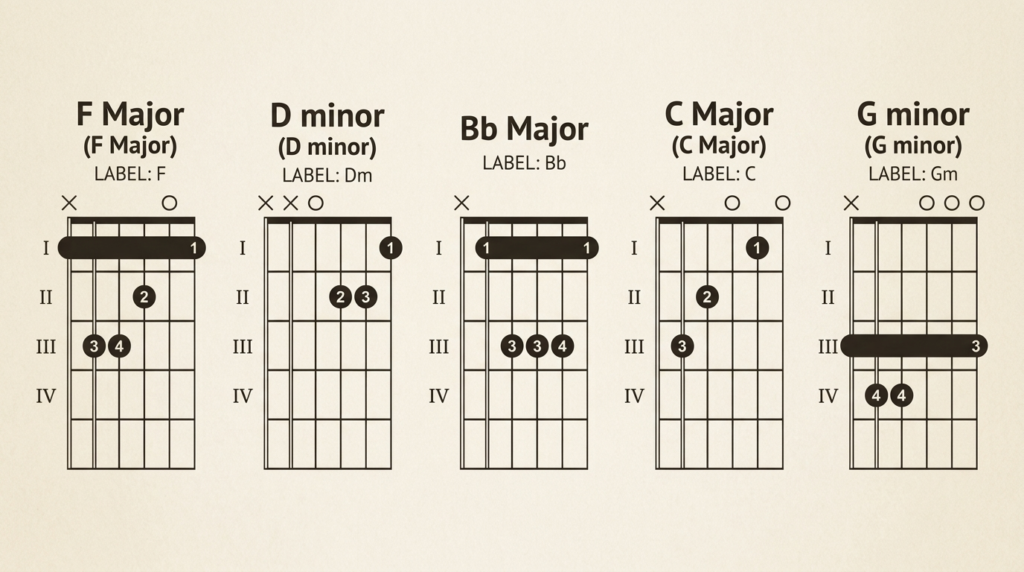 chords used in In Jesus Name (God Of Possible)